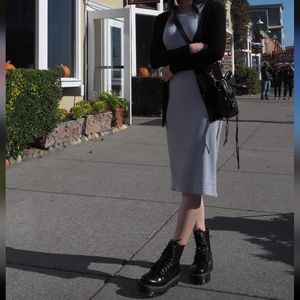 Club Monaco Striped Bodycon Dress